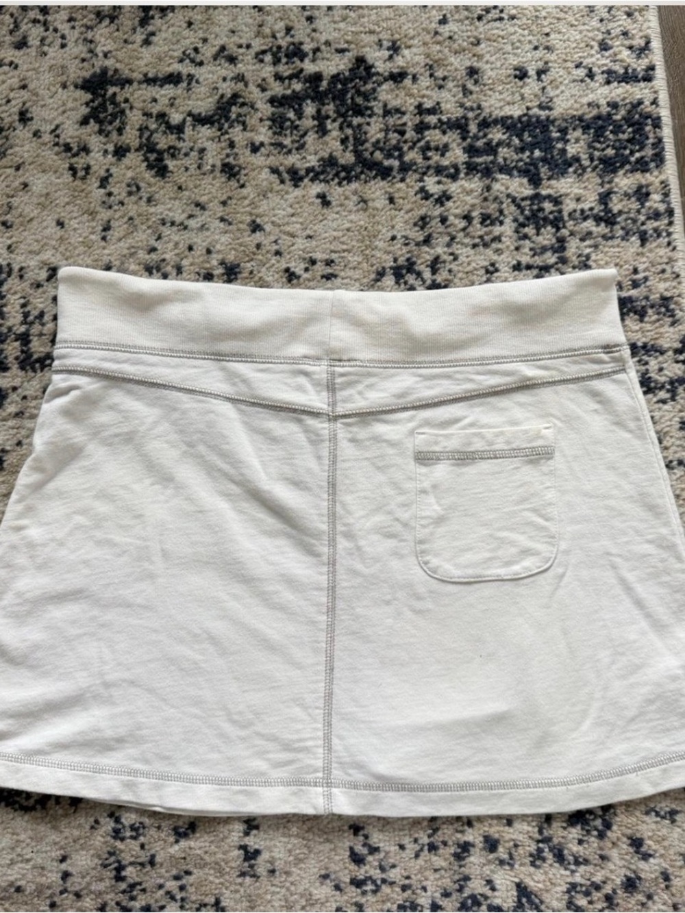 Jacob White Drawstring Mini Skirt - Picture 4 of 4